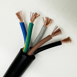 H05RN-F 450/750V 0.75mm ² 1.0mm ² สายเคเบิลแบบยืดหยุ่น<span class=keywords><strong>3</strong></span>/4/5แกนสำหรับกลางแจ้งและสภาพแวดล้อมที่เปื้อน - Product Image 4