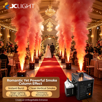 Machine à fumée à colonne d'air LED RGB ambre 3700W, étanche IPX3, jet de 15m, télécommande DMX512, jet de brouillard de scène pour mariage et concert