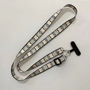 สายคล้องโทรศัพท์แบบปรับได้ วัสดุโพลีเอสเตอร์ ใช้ได้กับโทรศัพท์มือถือทุกรุ่น ความยาว 90 ซม. แบบคล้องคอหรือสะพายไหล่ - Product Image 2