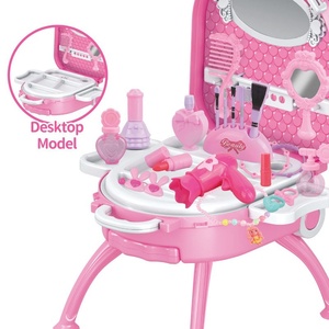 Ensemble <span class=keywords><strong>de</strong></span> jeu 4-en-1 <span class=keywords><strong>pour</strong></span> enfants : Coiffeuse <span class=keywords><strong>de</strong></span> maquillage avec miroir, chariot et kit <span class=keywords><strong>de</strong></span> beauté <span class=keywords><strong>pour</strong></span> ongles, <span class=keywords><strong>pour</strong></span> <span class=keywords><strong>filles</strong></span>, jeu <span class=keywords><strong>de</strong></span> <span class=keywords><strong>salon</strong></span> <span class=keywords><strong>de</strong></span> mode - Product Image 2