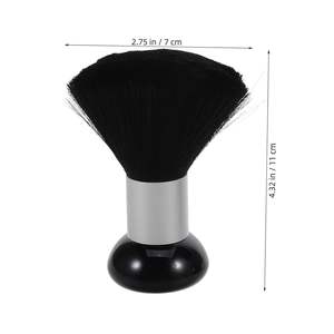 Cepillo de cerdas suaves para limpiar el cuello de hombres, herramienta de limpieza para cortes de pelo, para uso en peluquerías y salones. - Product Image 2