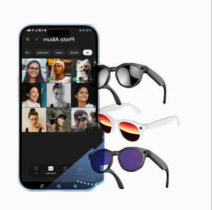 2026 Smart Sunglasses AI Translation Camera Glasses 8MP Resolution Camera Portable Video Recording Wireless for <b>Phone</b> Calls Smar - Product Image 1