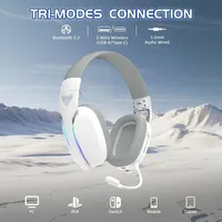 Casque de jeu sans fil MAMBASNAKE Attack Shark L90 RGB Bluetooth 5.3