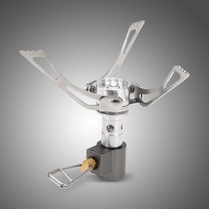 Süper hafif Mini cep açık pişirme brülör katlanır kamp gaz sobası 3000W - Product Image 4