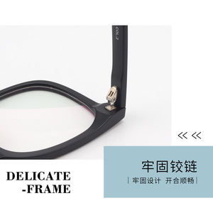 Nouvelles montures de lunettes carrées pour hommes 28025, légères, monture complète, verres en résine, origine Danyang - Product Image 5