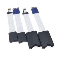 Adaptateur d'extension de lecteur de carte TF mâle vers micro SD femelle, 48cm, 25cm, câble d'extension pour voiture, GPS, téléphone, caméra TV