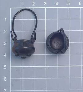 Série Halloween Mini Pot de Sorcière Noir Modèle Nouveauté <span class=keywords><strong>Camping</strong></span> Support de Pot de Feu de Camp pour Enfants Party Favors Cuisine Chambre <span class=keywords><strong>D</strong></span>écor - Product Image 5