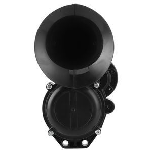 Klaxon Escargot Universel Noir <span class=keywords><strong>Fanfare</strong></span> 12/24V 120dB Air <span class=keywords><strong>Trompette</strong></span> pour Voiture Camion Bus Van Train - Product Image 2