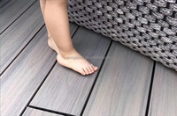 Dalles de terrasse en composite WPC co-extrudé, brossées, à emboîtement, faciles à installer, pour extérieur – Vente directe usine