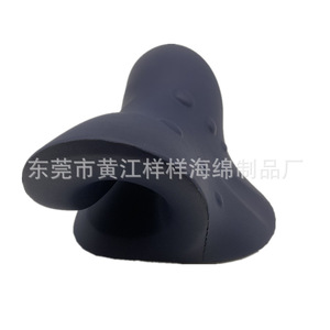 Coussin de massage tout-en-un rectangulaire trapézoïdal 21,5x21x13cm, soutien du cou, mousse PU, massage mécanique - Product Image 2