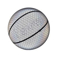 Bonne qualité Glow In The Dark Shine Ballons de basket brillants Night Light Up Ballons de basket-ball officiels