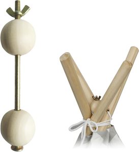 Tente tipi stabilisateur pôle fixateur Kit anti-effondrement stabilisateur en <span class=keywords><strong>bois</strong></span> de pin naturel pour tente tipi - Product Image 5
