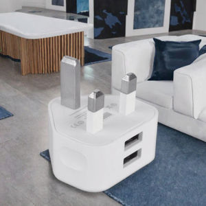 <span class=keywords><strong>Prix</strong></span> usine UK 3 broches prise 5V2A double Port USB 10W QC3.0 <span class=keywords><strong>adaptateur</strong></span> pour <span class=keywords><strong>iPhone</strong></span> pour Samsung <span class=keywords><strong>adaptateur</strong></span> de chargeur mural et de voyage Portable - Product Image 3