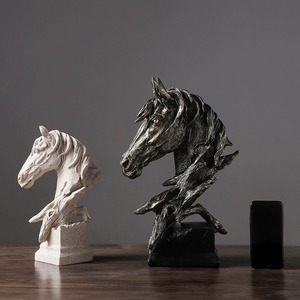 European Style Elegant Light Luxury Home Porch Ornaments Creative Simulation Resin Black White Decor Novelty Home Decoration - Product Image 3