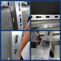 Máquina de fresado y perforación para ranuras de un solo filo en perfiles de aluminio, UPVC y persianas de vinilo
