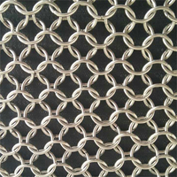 Rideau en maille métallique sur mesure de haute qualité pour la décoration d'hôtels, bureaux, centres commerciaux et applications architecturales