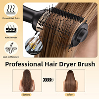 Brosse à air chaud et volumisante Revlon One Step 2025 originale avec revêtement céramique anti-frisottis et ions négatifs