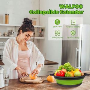 Popular Foldable Kitchen Drain Basket Most Popular Kitchen Accessories Food Silicone Washing <b>Sink</b> <b>Drainer</b> Made Plastic - Product Image 4