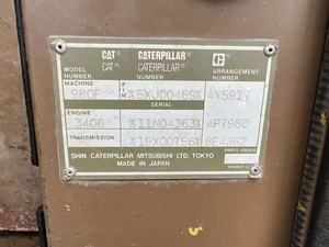 Cargadora de Ruedas CAT 980F Usada, Cargadora Frontal Caterpillar Original de Segunda Mano, Pocas Horas de Uso, Maquinaria de Construcción en Venta - Product Image 4