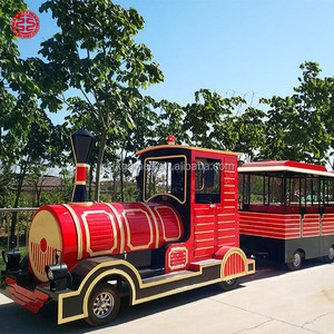 <span class=keywords><strong>Train</strong></span> touristique <span class=keywords><strong>électrique</strong></span> sans rail pour 40 personnes, pour parcs d'attractions, manèges <span class=keywords><strong>à</strong></span> thème, vente de trains de tourisme - Product Image 1