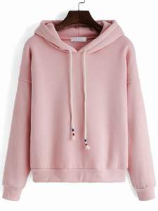 Sweat à capuche uni à cordon de serrage de haute qualité sans fermeture éclair Sweat à capuche unisexe à épaules tombantes Sweat à capuche pour homme - Product Image 3