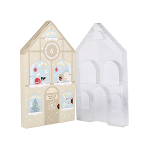Nouvelle boîte en papier pour <span class=keywords><strong>calendrier</strong></span> <span class=keywords><strong>de</strong></span> <span class=keywords><strong>l</strong></span>'<span class=keywords><strong>avent</strong></span> à 12 jours, économique, avec plateau en plastique, boîte d'emballage en papier pour jouets d'enfants - Product Image 6
