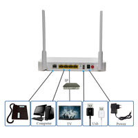 Routeur bi-bande F673A V6 F673A V9 F660 V8 F609 V5.2 V6.0 QITON Gpon modem wifi Ont F660 wifi bi-bande F670L F673A V6 à vendre