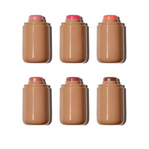 Barra de Rubor 3 en 1 <span class=keywords><strong>Rh</strong></span>, Iluminador Facial de Larga Duración, Barra para Mejillas Hidratante, Brillo Labial, Maquillaje, Rubor en Crema - Product Image 6
