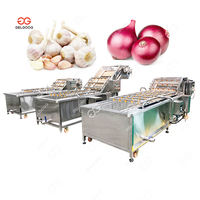 Automatische roestvrijstalen industriële motor fruit bladgroente knoflook aardappel ui palm dadels olijf wasmachine hoogwaardig