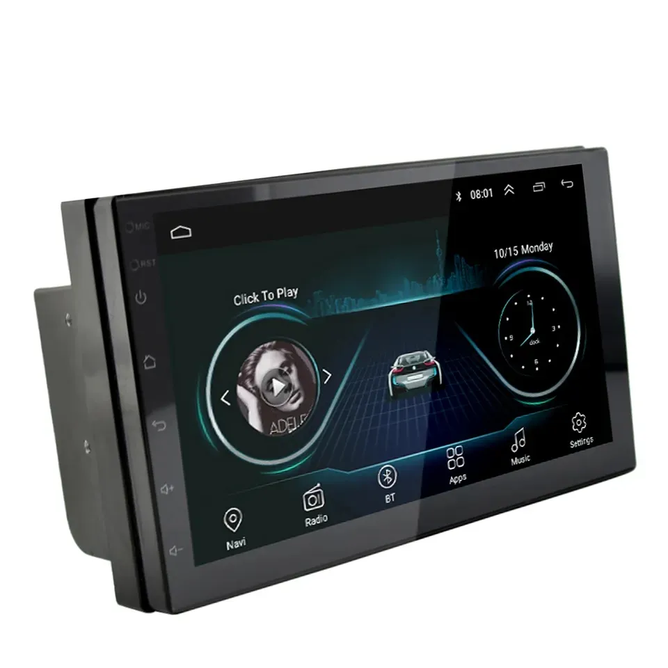 2023 Best Selling 7 Inch 1+16 2+32 Car Radio GPS Navigation Automatic Multimedia Player With FM BT Music