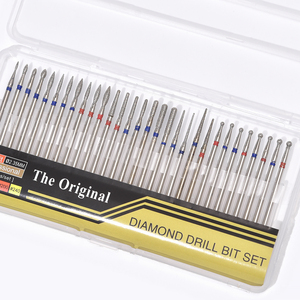 Stainless Steel Nail Drill Bits Set 3/32" Diamond Grinding <b>Head</b> Dead Skin Remover Cuticle Bit Removes Gel Acrylic Nails Smooth - Product Image 2