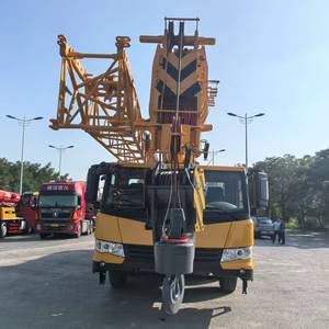 For QY60KC 60 Ton Mobile <b>Crane</b> Truck Yellow Hydraulic PLC Controlled Gearbox Lifting Equipment - Product Image 2