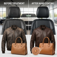 Revêtement cuir 1000ml, pack professionnel, protecteur nano cuir premium, finition mate pour l'intérieur de voiture, longue durée de vie |   Par RANTIZ