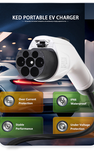 สถานีชาร์จ EV แบบพกพา22Kw 3.5KW 11KW สายชาร์จแบบปรับได้พร้อม PC + ABS V0หน่วงไฟ - Product Image 2