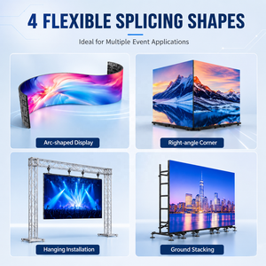 P3.91 500x500mm 500x1000mm Outdoor Rental LED Screen 3840Hz 4500nits IP65 Waterproof Stage Concert Touring Video <strong>Wall</strong> <strong>Display</strong> - Product Image 3