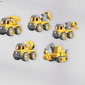 Giáo Dục Đồ Chơi Tự Làm Lắp Ráp Tháo Rời Kết Hợp Biến Dạng Kỹ Thuật Xe Robot 5 Trong 1 Cho Trẻ Em - Product Image 4