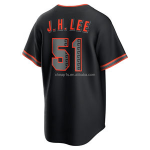Maglia da Baseball Americana San Francisco Giants con Ricamo per Uomo, Disponibile in Dropshipping # 16 Rafael Devers # Abbigliamento da softball di Matt Chapman numero 26 - Product Image 5