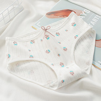 95% Katun 5% Elastis Celana Dalam Model Lolita Berpotongan Tinggi dan Berpinggang Sedang dengan Motif Renda untuk Anak Perempuan Usia 15-20 Tahun