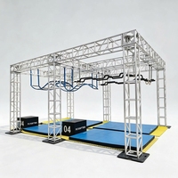 Structure d'entraînement Spartan Race en alliage d'aluminium pour parcours d'obstacles Ninja Warrior et aire de jeux extérieure
