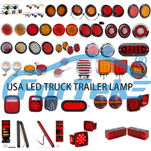 Đèn hậu xe tải <span class=keywords><strong>LED</strong></span> tròn 4 inch, chống nước, màu đỏ, tích hợp xi nhan, 12V, mới - Product Image 5