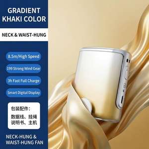 <span class=keywords><strong>Mini</strong></span> ventilateur personnel rafraîchissant avec batterie de 4500 mAh à capacité réelle de 4 heures, PCBA éclairable, autonomie de 1 an, 40000 tours, pour vélo, OEM - Product Image 5