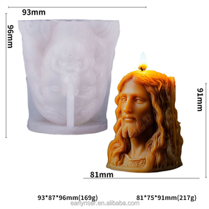 Early Riser Jésus Famille Moules Mary Moule 3D Bougie Moule Silicone Moule pour Résine Décoration de La Maison Moules - Product Image 6