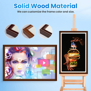 Marco Digital para Fotos y Videos YINGTOUCH de 32 Pulgadas, Marco de Madera con Pantalla Táctil HD, Marco para Arte, Fotos y Señalización, con WiFi y <span class=keywords><strong>Video</strong></span> - Product Image 6