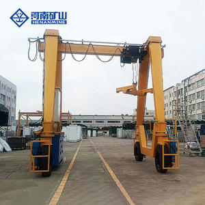 Reifenfahrbarer Einträger-Portalkran 10t 16t 25t Gummibereifter Portalkran zum Verkauf - Product Image 2