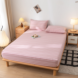 Draps-housses surdimensionnés luxe hôtel qualité personnalisé ensemble <span class=keywords><strong>de</strong></span> linge <span class=keywords><strong>de</strong></span> lit Simple coton vieux tissu grossier linge <span class=keywords><strong>de</strong></span> lit complet - Product Image 2