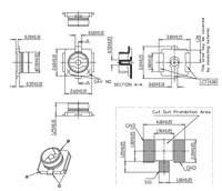 Conector de Antena SMD para Conector U.FL