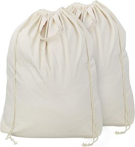 Geometric Pattern Canvas <b>Laundry</b> Bags Carrying Handles Drawstring Closure Machine-Washable Hamper Liner Replacement Basket Liner - Product Image 1