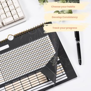 Theo dõi thói quen 2024 myWay với xoắn ốc kim loại-theo dõi các nhiệm vụ hàng ngày, hàng tuần và hàng tháng theo phong cách với bìa mờ ép - Product Image 6