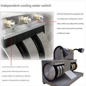 Machine de polissage de bijoux en acier inoxydable motorisée 37 kW pour la fabrication de bijoux en pierres précieuses, le lapidaire et le meulage de diamants - Product Image 6