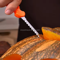 10 Stuks Roestvrijstalen Halloween Pompoensnijmes Set Gereedschap Met Opbergtas